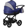 Коляска детская одноместная 2 в 1 SIGER Alba, т.синий/серебряный KLS0024